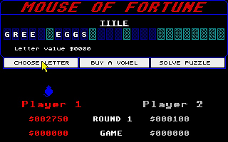 Mouse of Fortune atari screenshot